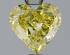 GIA 1.11 Fancy Brownish Greenish Yellow-VS2 Heart Diamond