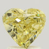 GIA 1.52 Fancy Brownish Greenish Yellow-VS2 Heart Diamond