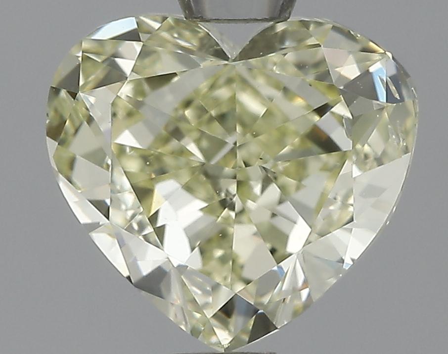 GIA 1.91 Fancy Yellow-SI1 Heart Diamond