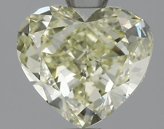GIA 1.91 Fancy Yellow-SI1 Heart Diamond
