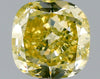 GIA 1.74 Fancy Intense Yellow-VS2 Cushion Diamond