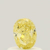 GIA 0.45 Fancy Intense Yellow-SI2 Oval Diamond