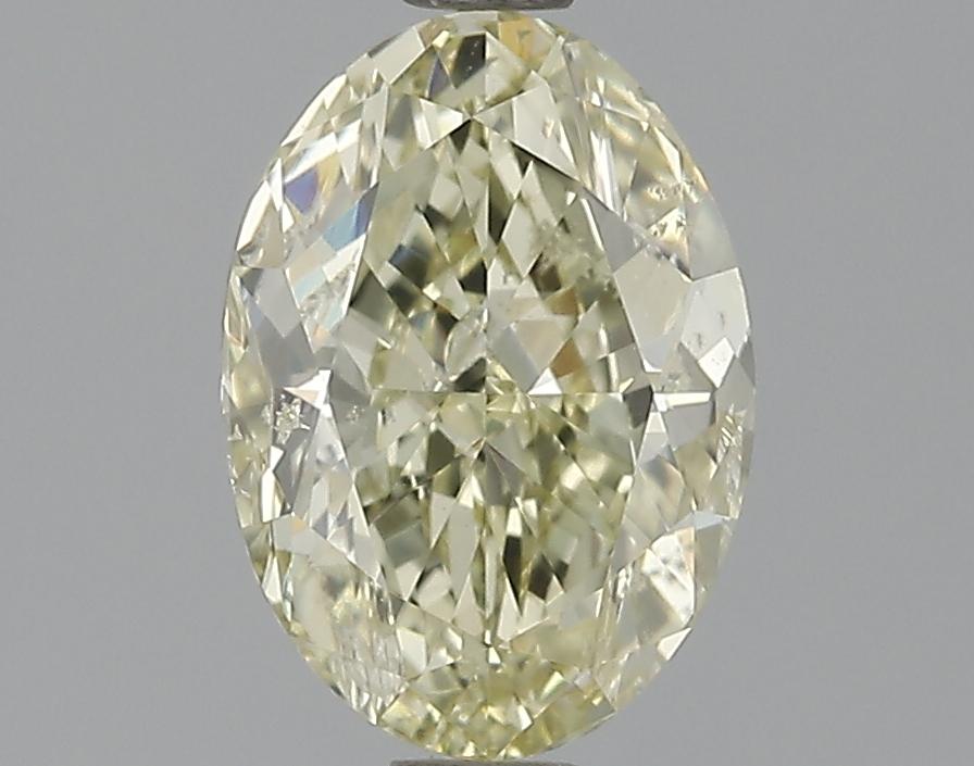 GIA 2.01 Fancy Yellow-SI2 Oval Diamond