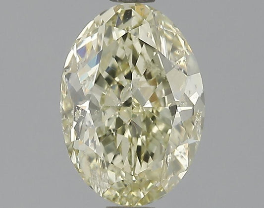 GIA 2.01 Fancy Yellow-SI2 Oval Diamond