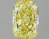 GIA 0.79 Fancy Intense Yellow-SI1 Cushion Diamond