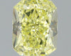 GIA 0.8 Fancy Yellow-VS1 Radiant Diamond