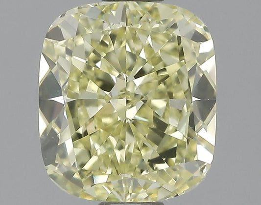 GIA 1.65 Fancy Yellow-VS1 Cushion Diamond