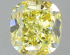 GIA 0.56 Fancy Intense Yellow-SI2 Cushion Diamond