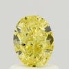 GIA 1.01 Fancy Intense Yellow-SI2 Oval Diamond