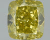 GIA 1.16 Fancy Brownish Greenish Yellow-SI1 Cushion Diamond
