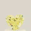 GIA 0.45 Fancy Yellow-VS2 Heart Diamond