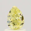 GIA 0.65 Fancy Yellow-VS1 Pear Diamond