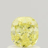 GIA 0.7 Fancy Yellow-SI2 Cushion Diamond