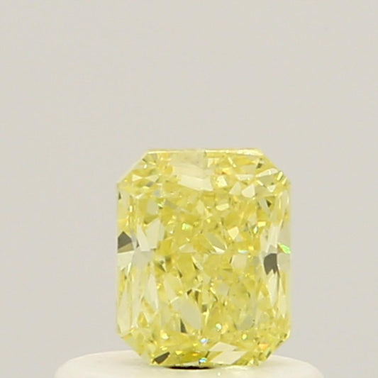 GIA 0.46 Fancy Yellow-VS1 Radiant Diamond