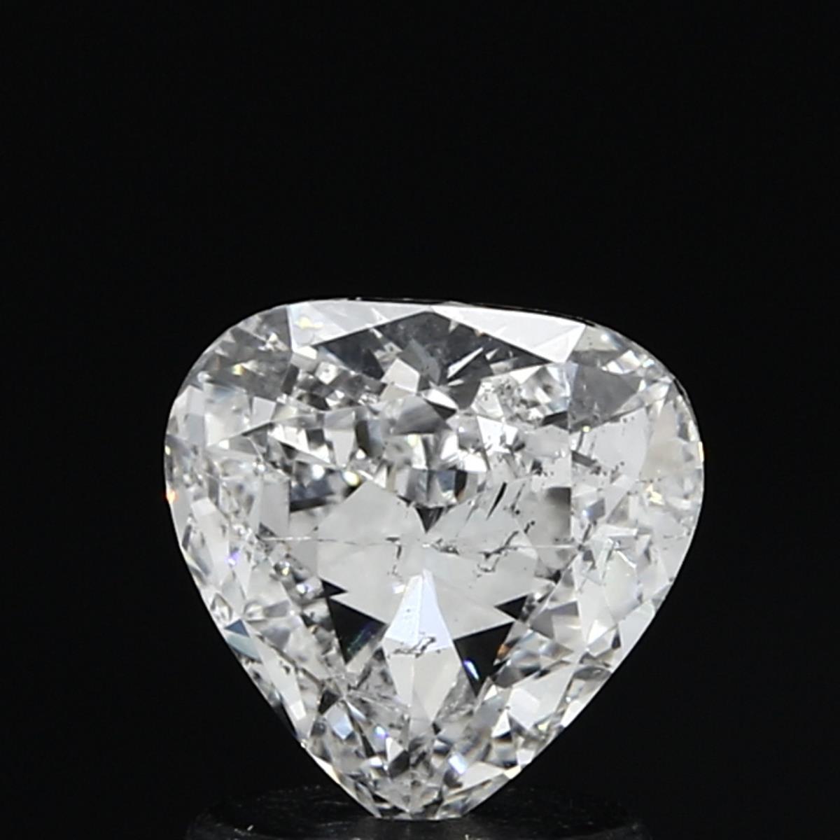 GIA 0.98 F-SI2 Heart Diamond