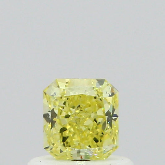 GIA 0.51 Fancy Intense Yellow-SI1 Radiant Diamond