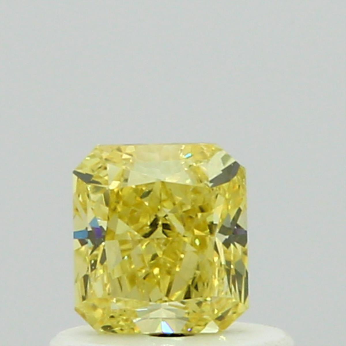 GIA 0.51 Fancy Intense Yellow-SI1 Radiant Diamond