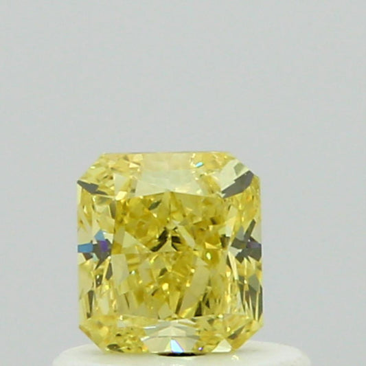GIA 0.51 Fancy Intense Yellow-SI1 Radiant Diamond