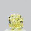 GIA 0.43 Fancy Yellow-VS2 Radiant Diamond