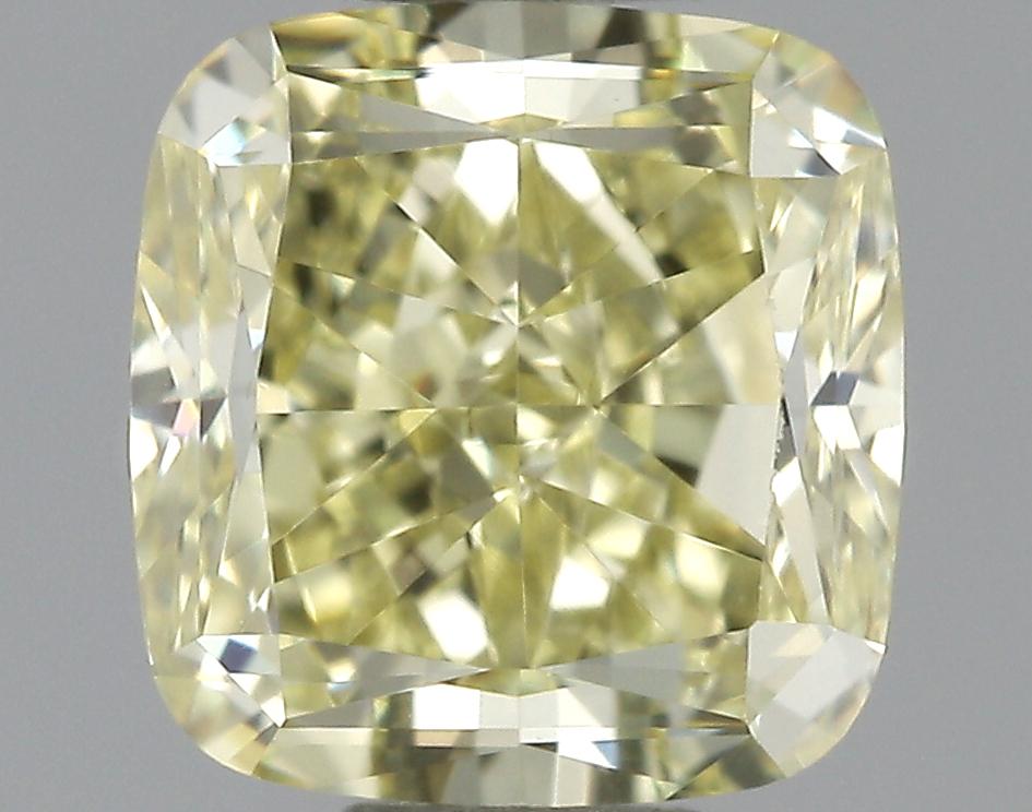 GIA 0.67 Fancy Yellow-IF Cushion Diamond