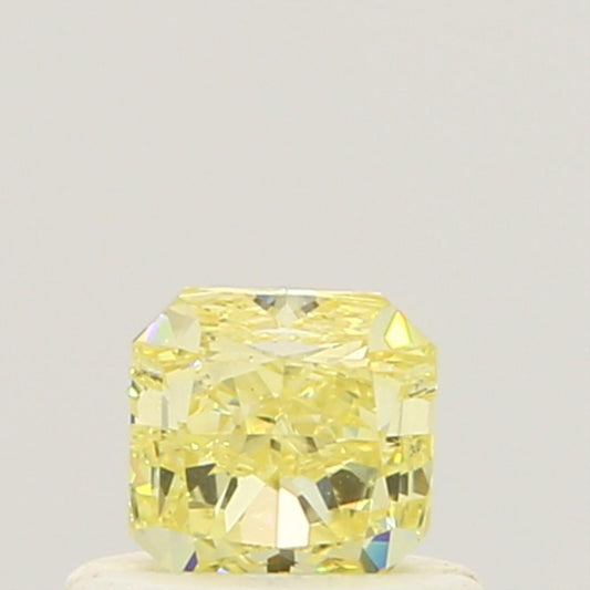 GIA 0.51 Fancy Yellow-VS2 Radiant Diamond