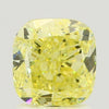 GIA 1.77 Fancy Yellow-SI1 Cushion Diamond