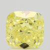 GIA 1.58 Fancy Yellow-SI2 Cushion Diamond