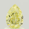 GIA 1.01 Fancy Light Yellow-SI1 Pear Diamond