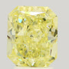 GIA 3.07 Fancy Yellow-I1 Radiant Diamond
