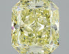 GIA 3.07 Fancy Light Yellow-SI1 Radiant Diamond