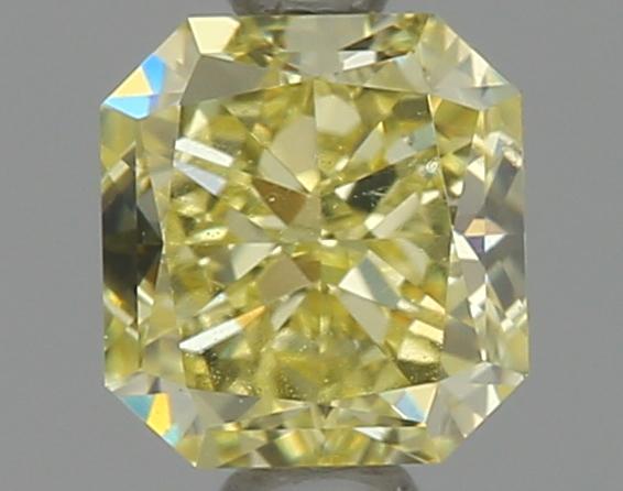 GIA 0.7 Fancy Yellow-VVS1 Radiant Diamond