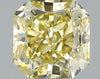 GIA 0.56 Fancy Yellow-VS2 Radiant Diamond
