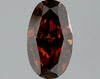 GIA 2 Fancy Dark Orangy Brown-SI2 Oval Diamond