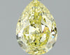 GIA 1.07 Fancy Light Yellow-VVS2 Pear Diamond