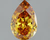GIA 0.45 Fancy Deep Yellow Orange-VS2 Pear Diamond