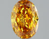 GIA 0.51 Fancy Intense Yellow Orange-VS1 Oval Diamond