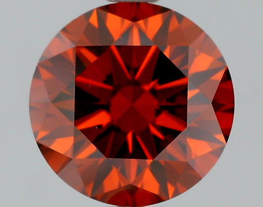 GIA 1.09 Fancy Brownish Reddish Orange-I1 Round Diamond