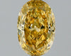 GIA 1.1 Fancy Deep Brownish Orangy Yellow-SI2 Oval Diamond