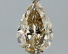 GIA 1 Fancy Yellowish Brown-SI1 Pear Diamond