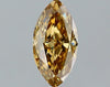 GIA 1.02 Fancy Dark Brown Yellow-I1 Marquise Diamond