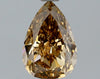 GIA 1.12 Fancy Dark Yellowish Brown-I1 Pear Diamond
