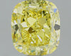 GIA 1.02 Fancy Intense Yellow-SI2 Cushion Diamond