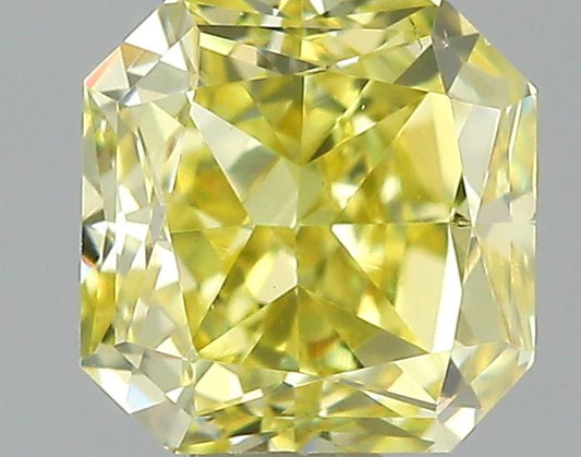 GIA 0.41 Fancy Intense Yellow-VS2 Radiant Diamond