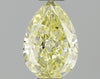 GIA 0.3 Fancy Light Yellow-VS2 Pear Diamond