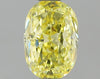 GIA 0.56 Fancy Intense Yellow-VVS1 Cushion Diamond