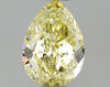 GIA 0.45 Fancy Yellow-VVS1 Pear Diamond