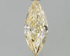 GIA 0.79 Light Orangy Yellow-SI2 Marquise Diamond