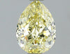 GIA 0.57 Fancy Yellow-VVS1 Pear Diamond