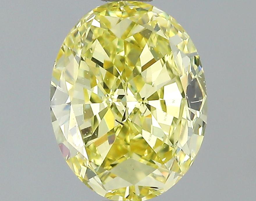 GIA 1.01 Fancy Yellow-VS2 Oval Diamond