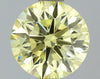 GIA 0.71 Fancy Light Yellow-VVS2 Round Diamond